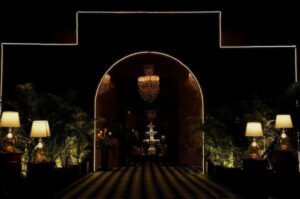 Night entry decor