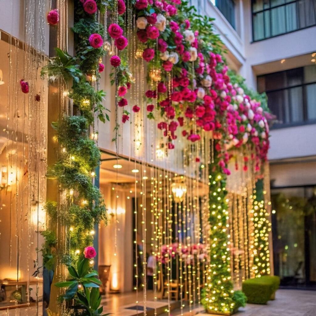 6.-House-facade-fairy-light-decor